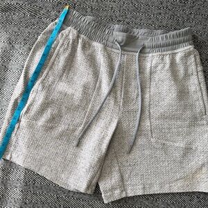Lululemon men textured double-knit cotton short size medium lulu lemon mens